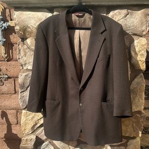 Loro Piana Jacket Brown Camel Hair Blazer 2 Button Sport Coat Men’s 46 L